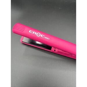 Croc Nero Hot Pink Titanium Straightening Iron. Straightener. TIF-3000N